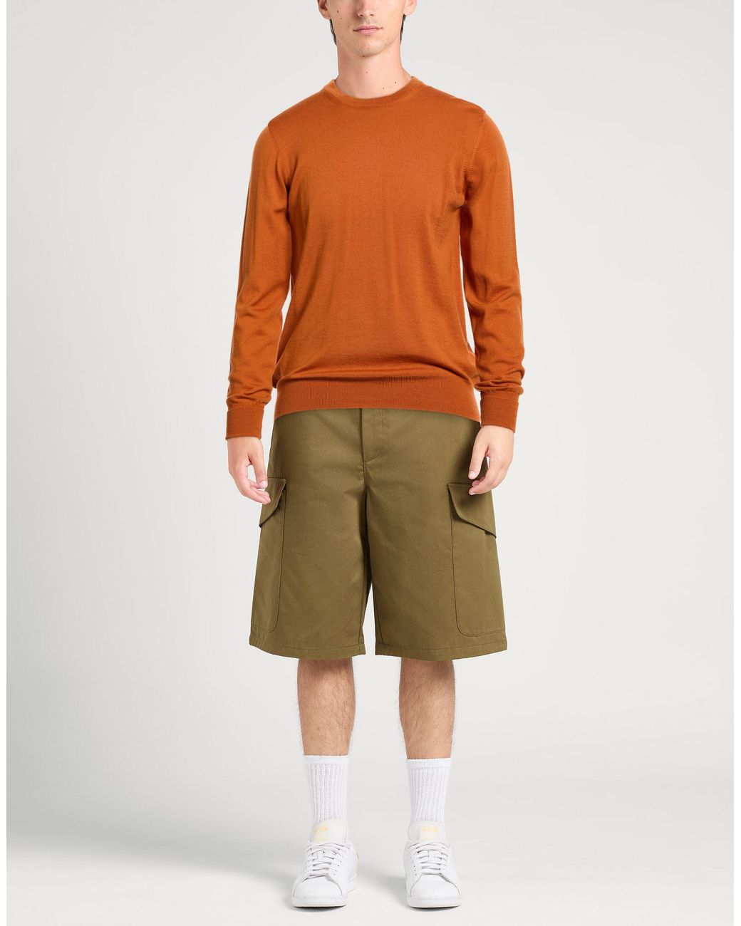 Alpha Studio Orange Sweaters for men