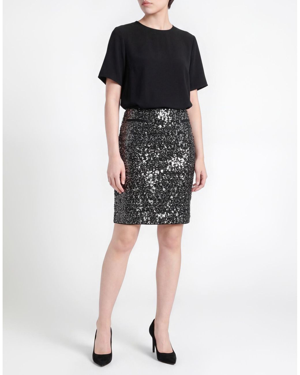 Karl Lagerfeld Black Mini Skirts