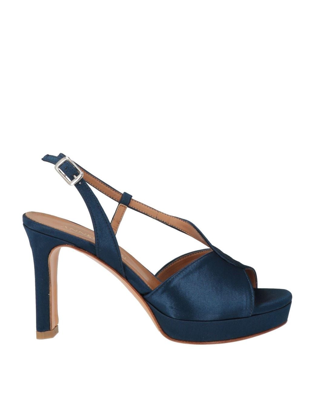 Anneclaire Blue Sandals Textile Fibers