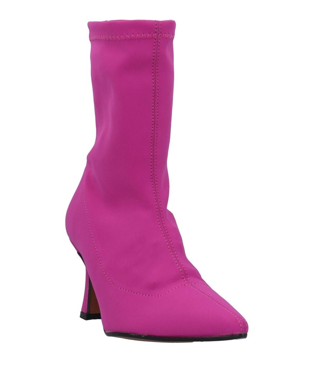 Divine Follie Purple Ankle Boots