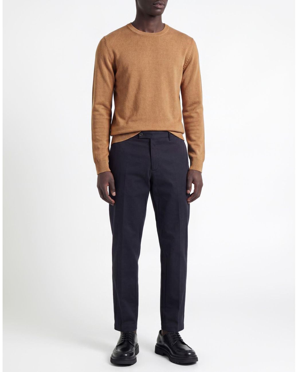 Messagerie Blue Pants Cotton, Elastane for men