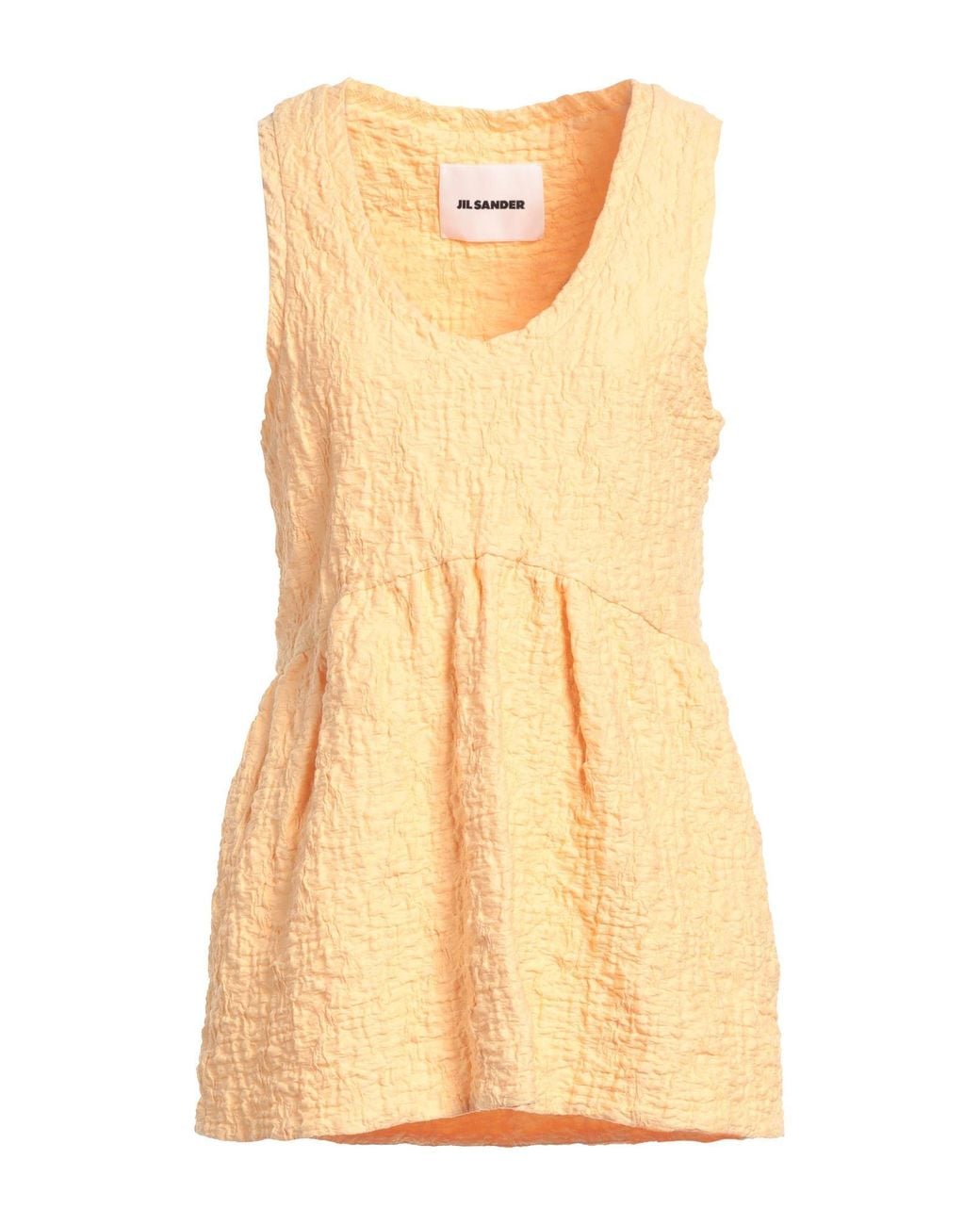 Top Jil Sander en coloris Yellow