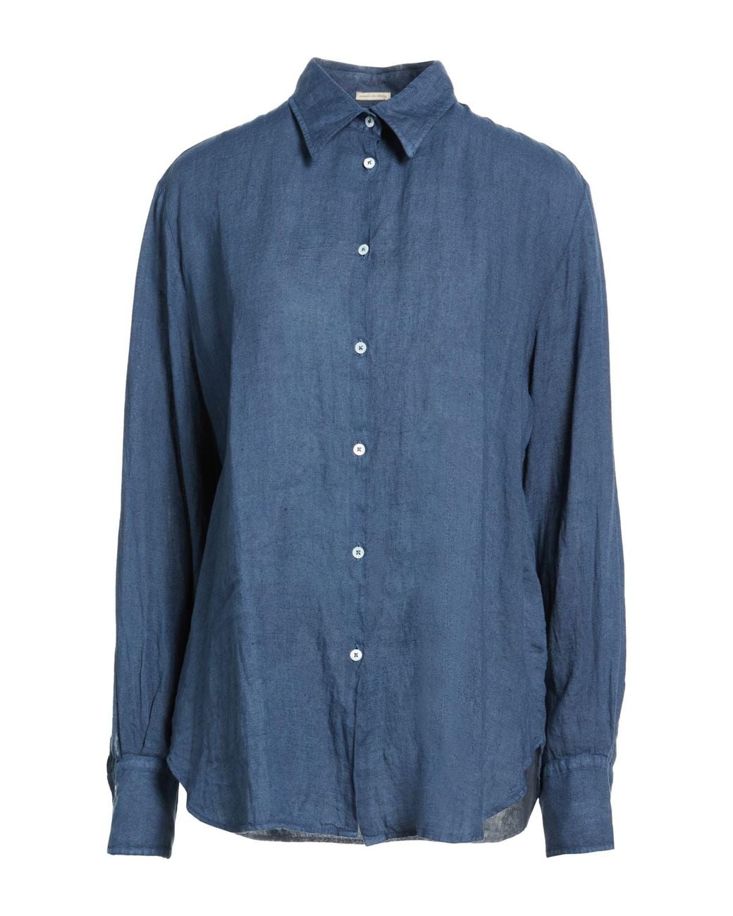 Massimo Alba Blue Shirt Linen
