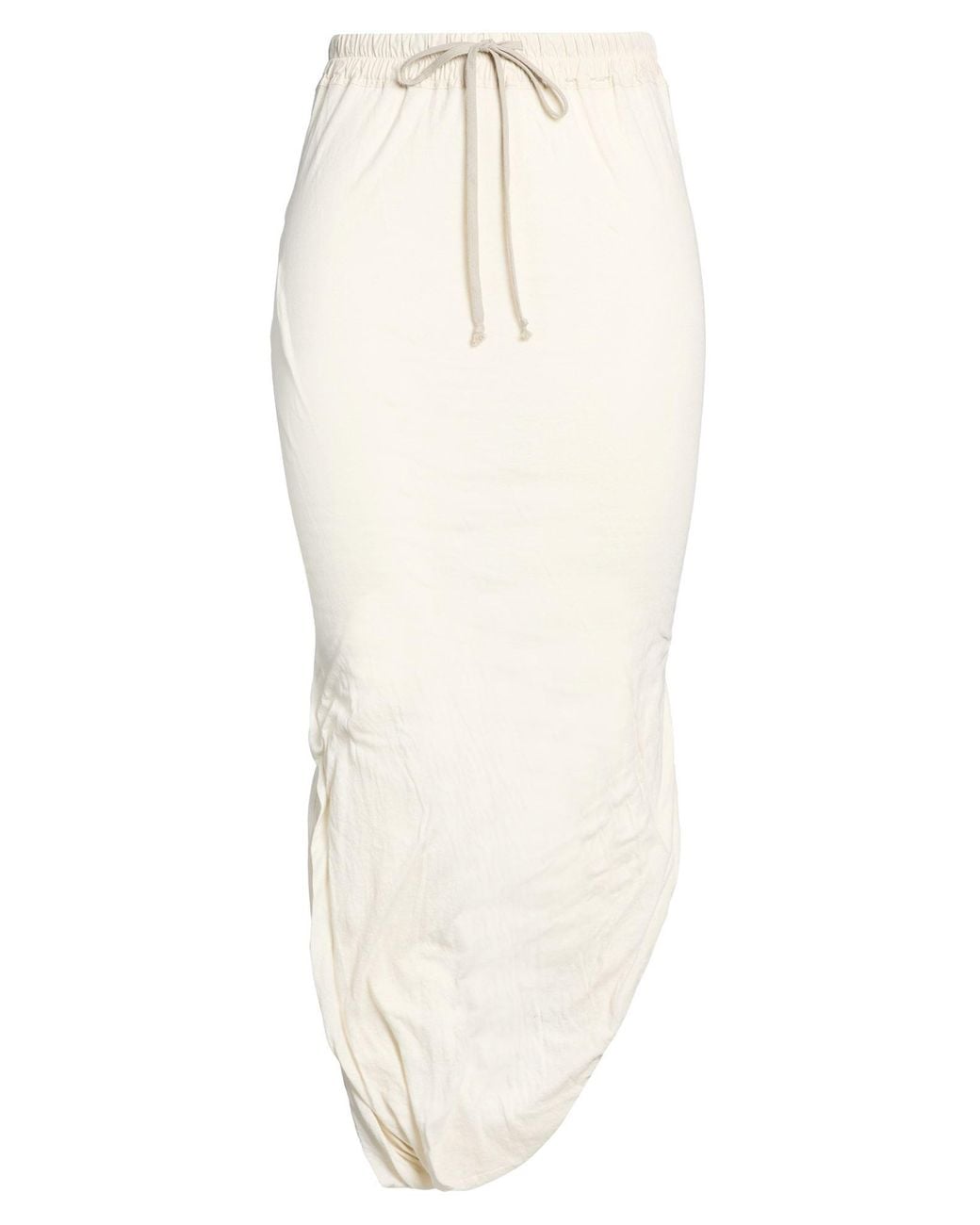 Rick Owens White Maxi Skirts