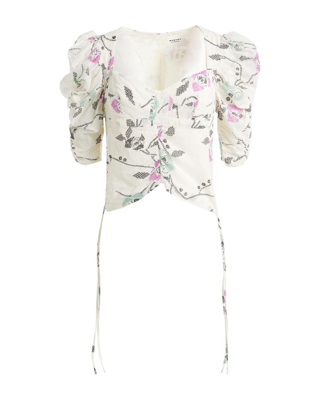 Isabel Marant White Top Cotton
