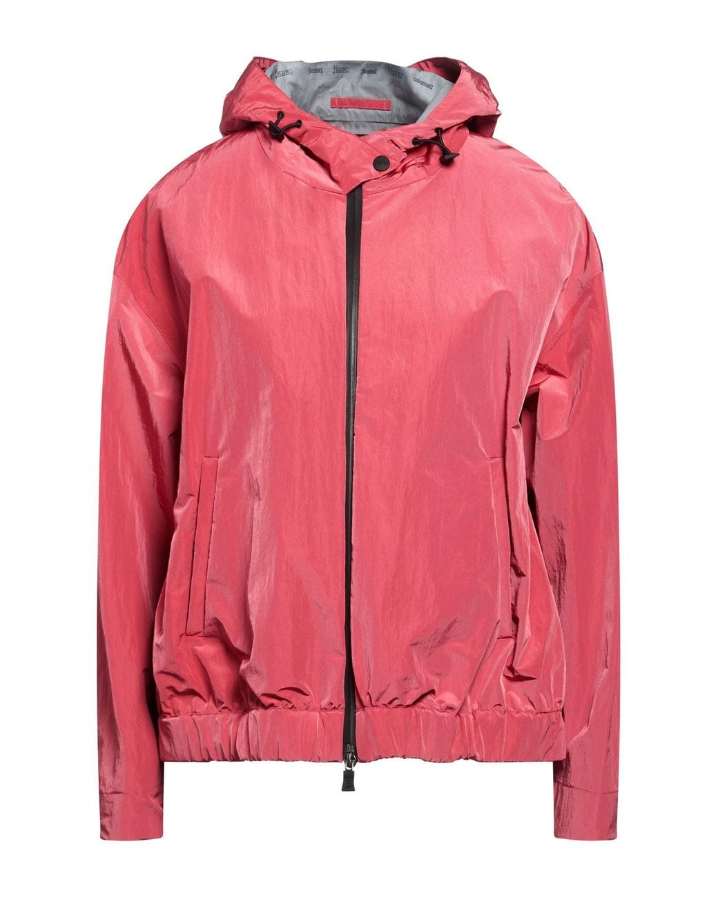Herno Pink Laminar Coral Jacket Polyamide
