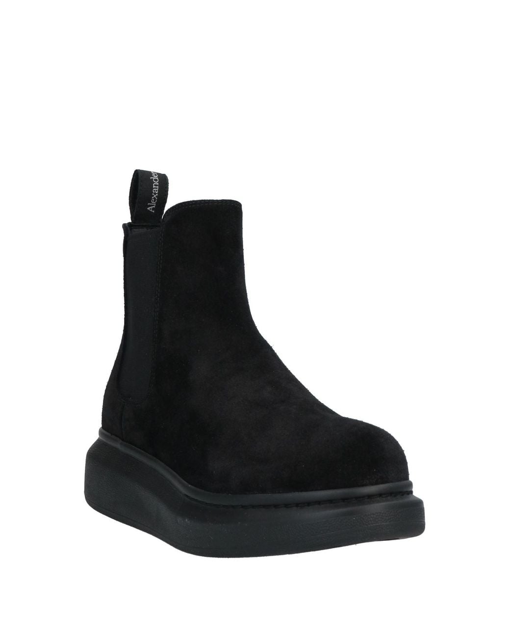 McQueen Black Ankle Boots