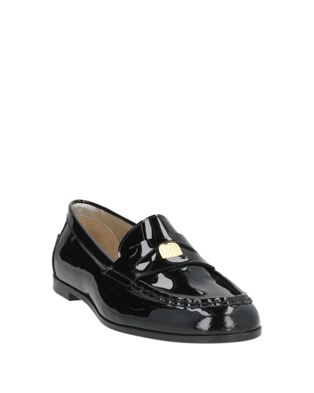 Ines De La Fressange Paris Black Loafers Leather