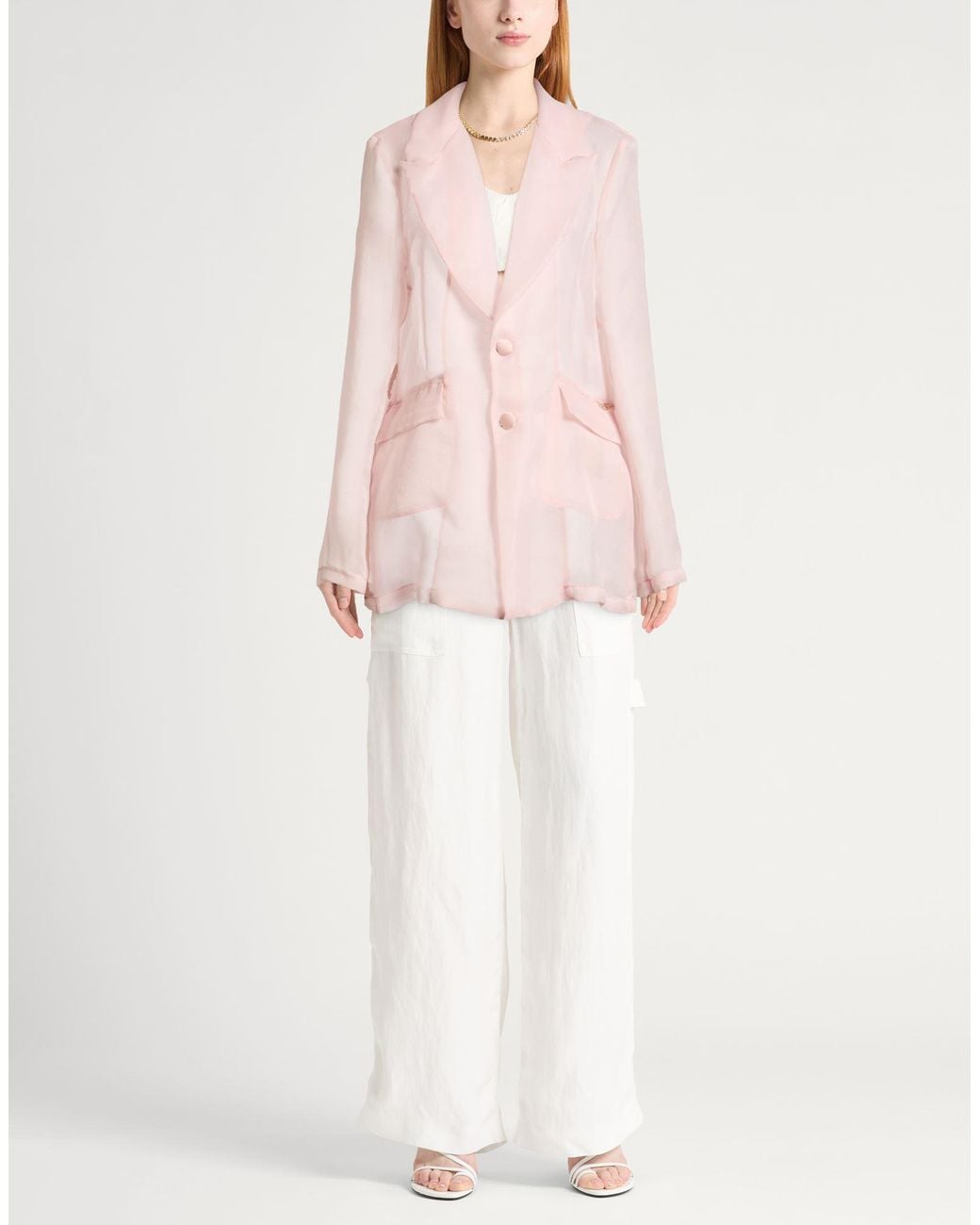 Gaelle Paris Pink Blazer Polyester
