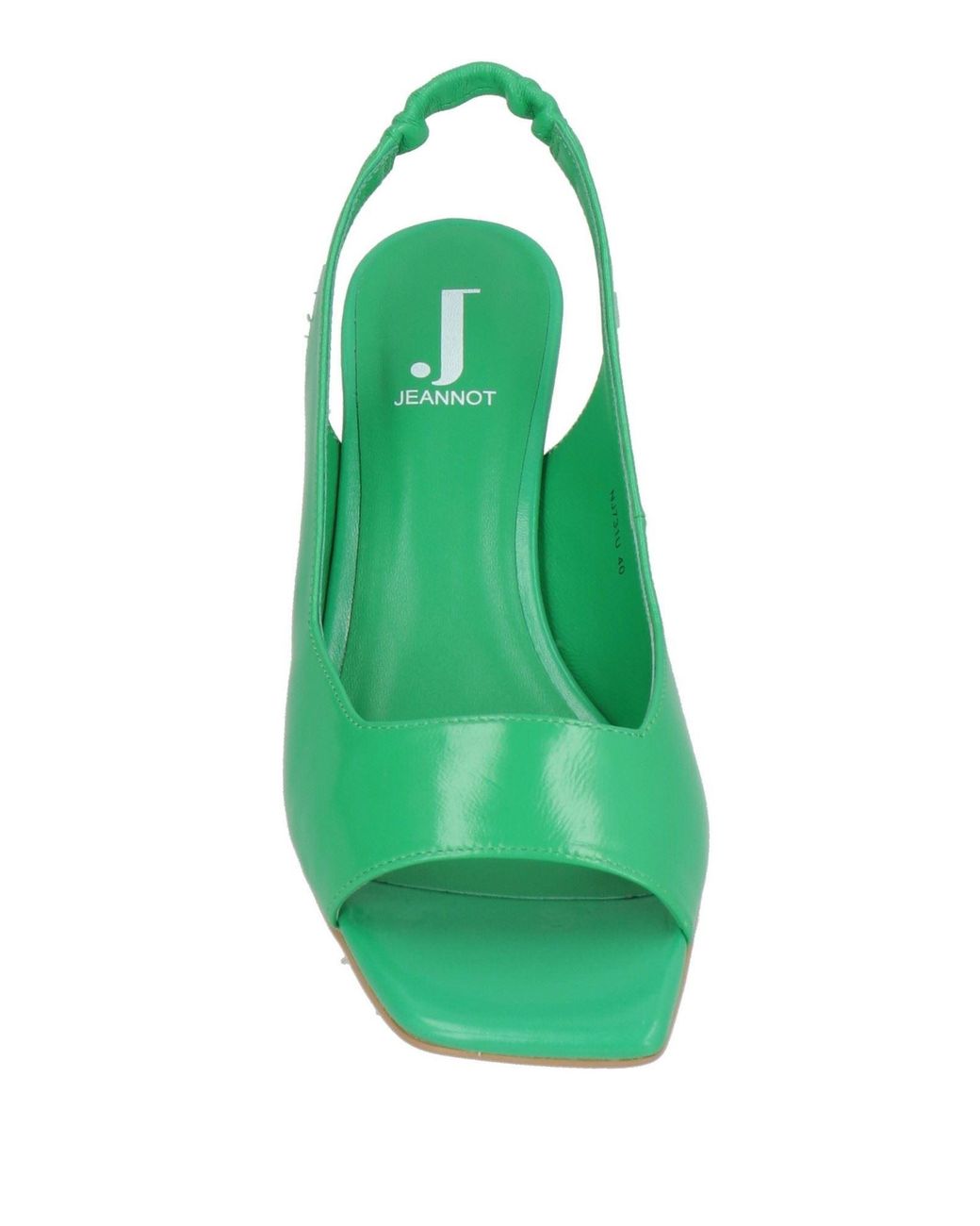 Jeannot Green Sandals Leather