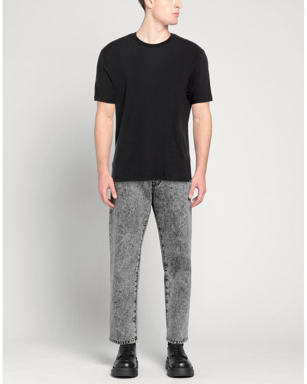 FILIPPO DE LAURENTIIS Black T-Shirts for men