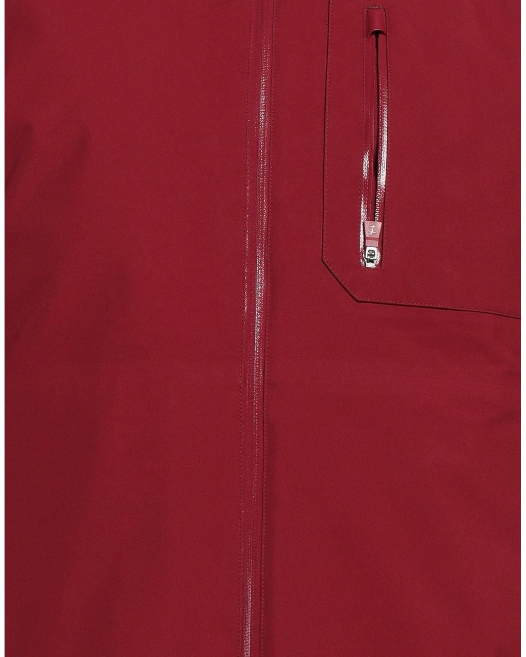 Herno Red Burgundy Puffer Polyester, Ptfe for men