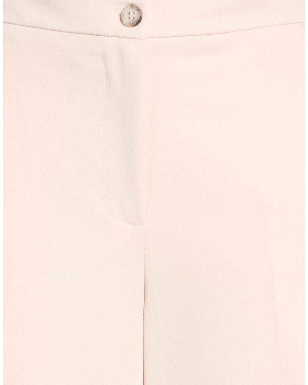 ViCOLO White Blush Pants Polyester, Viscose, Elastane