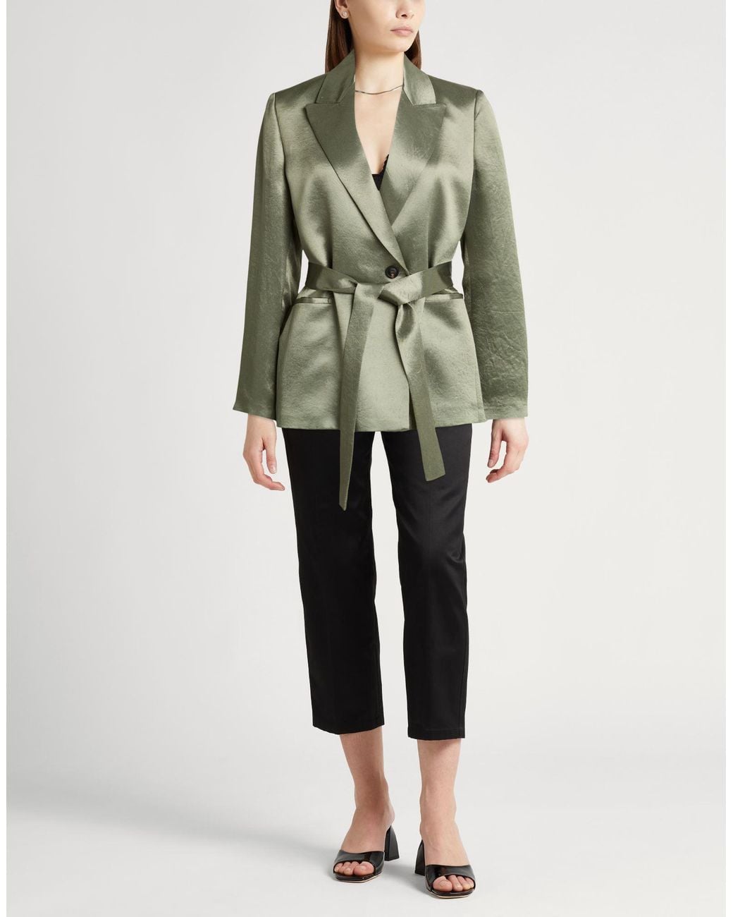 Peserico Green Blazer Acetate