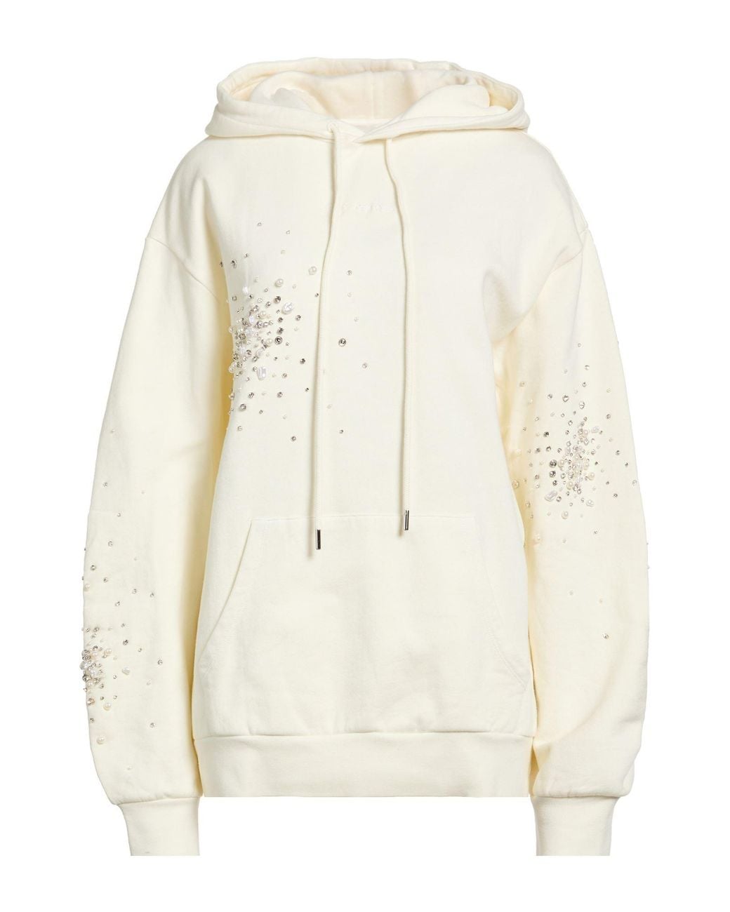 DES_PHEMMES White Sweatshirt Cotton
