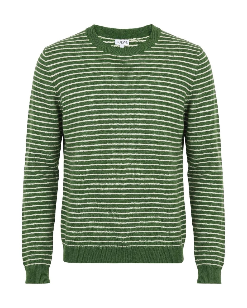 Loewe Green Sweater Wool, Alpaca Wool, Polyamide, Elastane for men