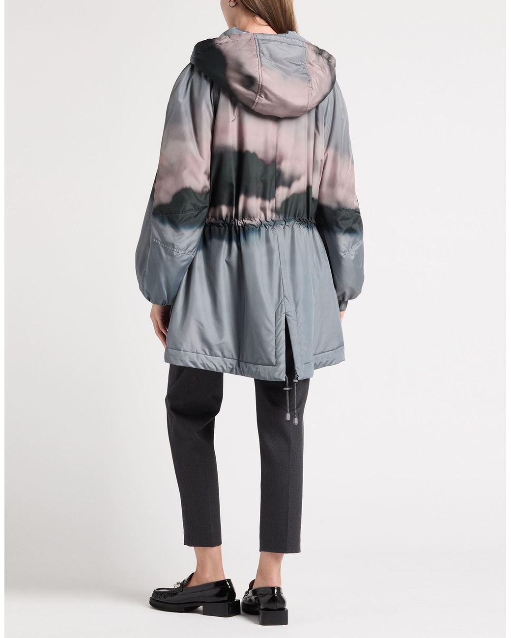 Alberta Ferretti Gray Coat Polyester