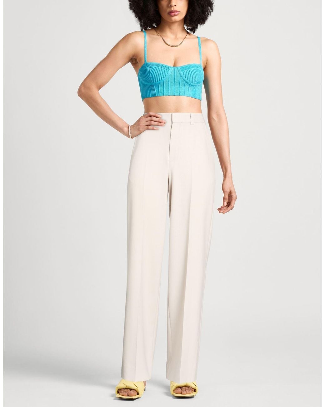 Victoria Beckham White Trouser