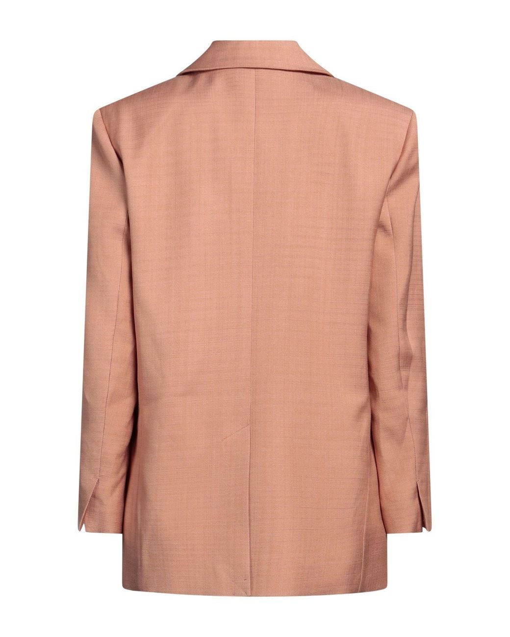 Sandro Pink Canvas Blazer