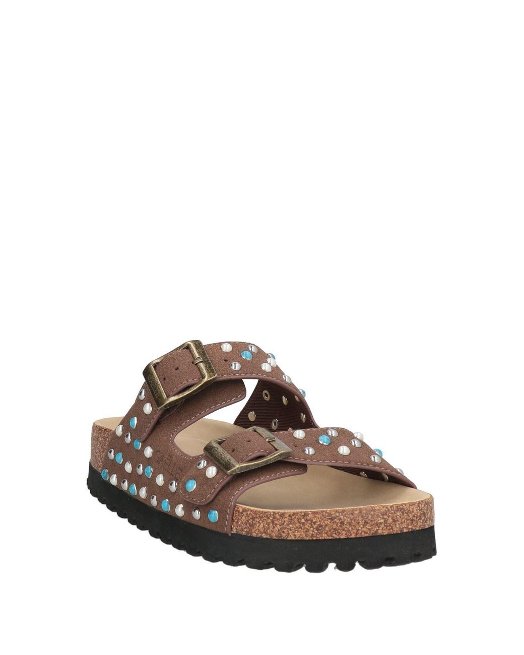 Gaelle Paris Brown Sandals