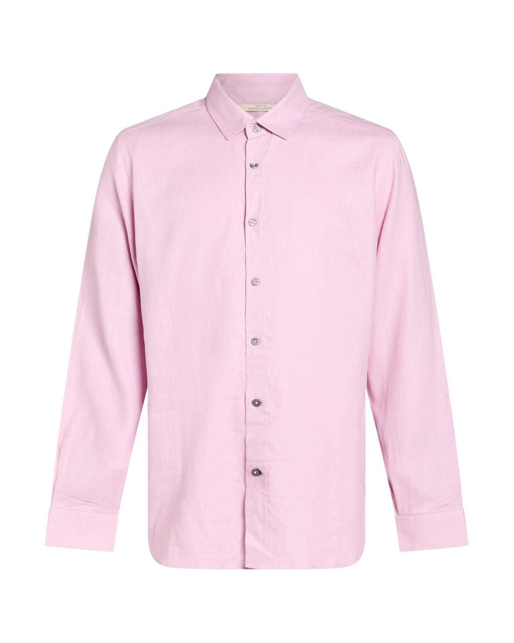 Messagerie Pink Shirt Linen, Viscose for men
