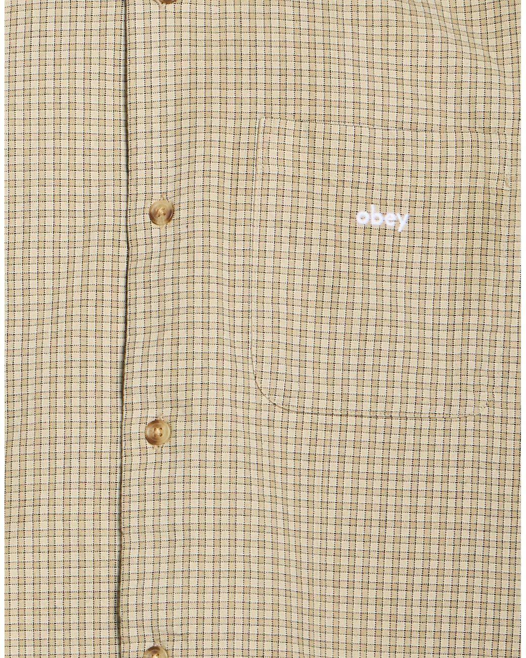 Obey Natural Shirt for men