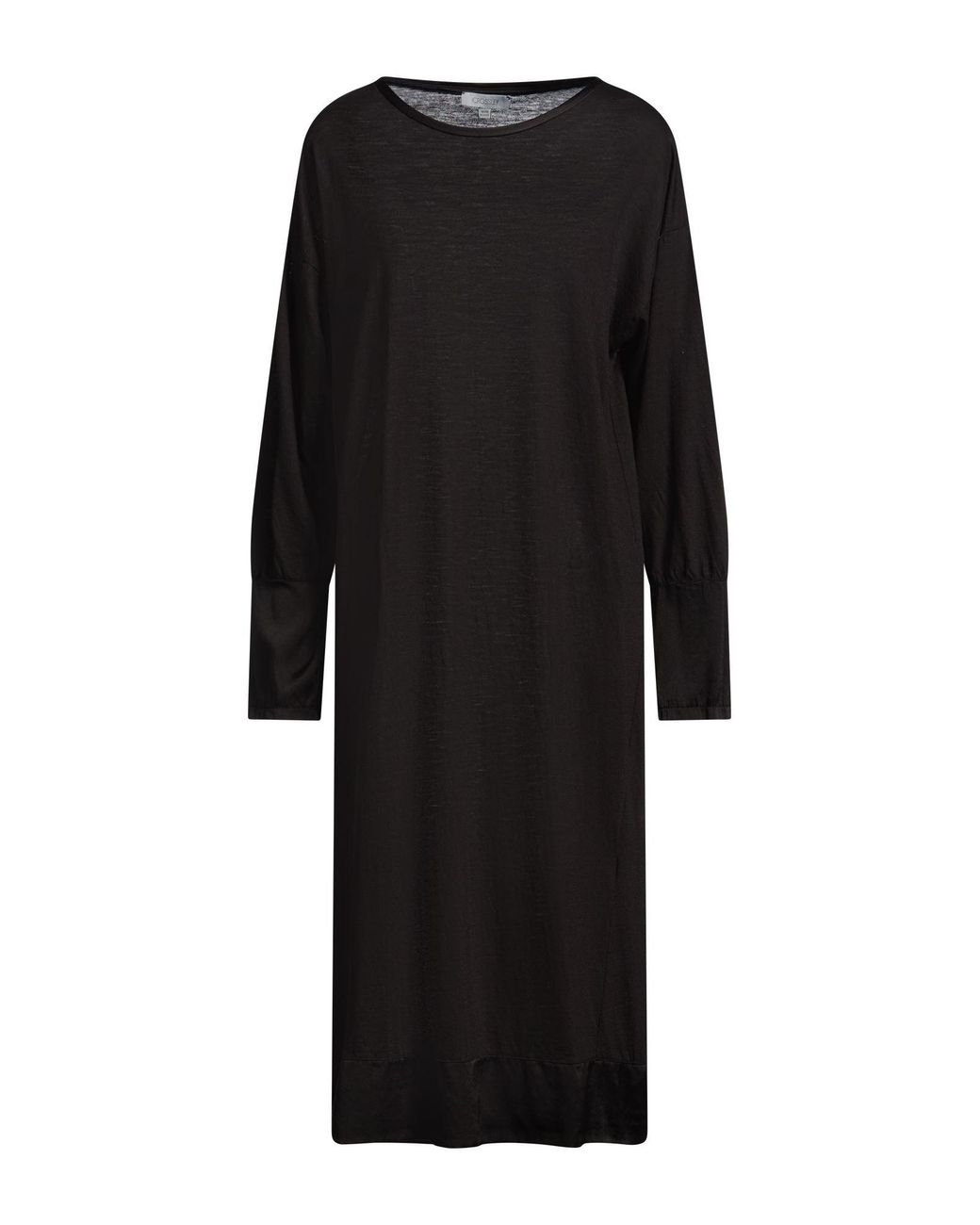 Crossley Black Midi Dress Virgin Wool, Silk, Elastane