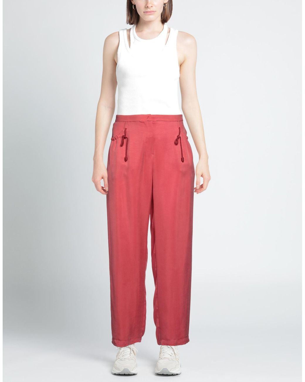 Emporio Armani Red Pants