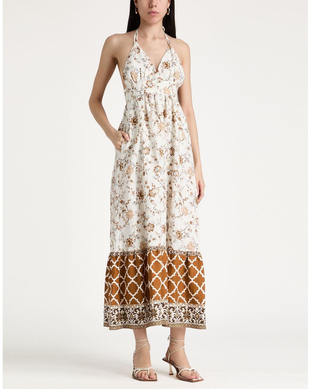 Eleventy Metallic Maxi Dress