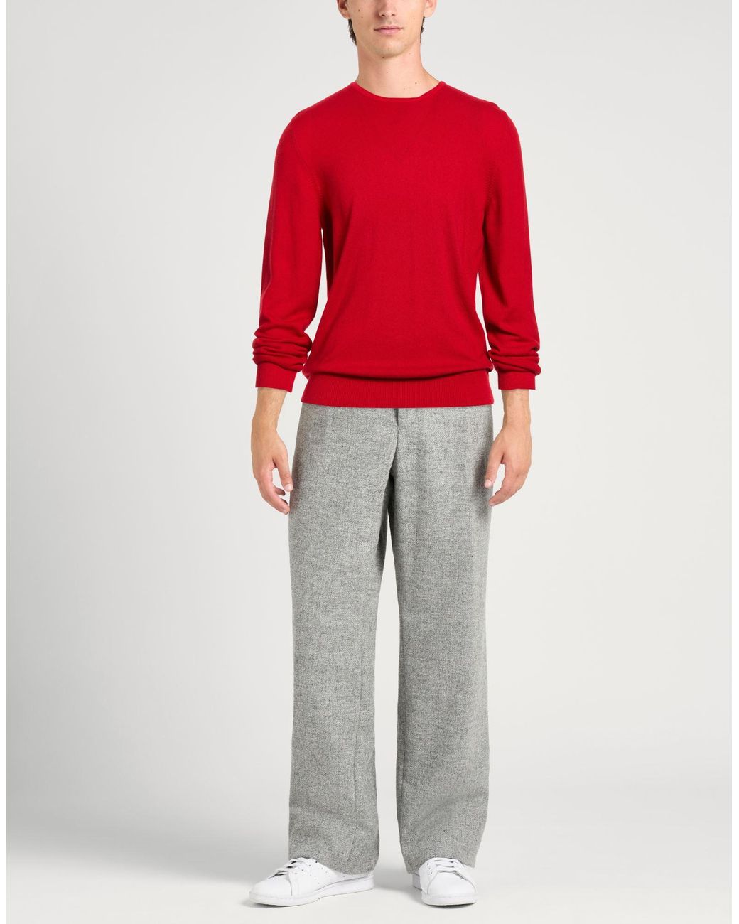 Gran Sasso Red Per Mocerino 1949 Sweater Cashmere for men