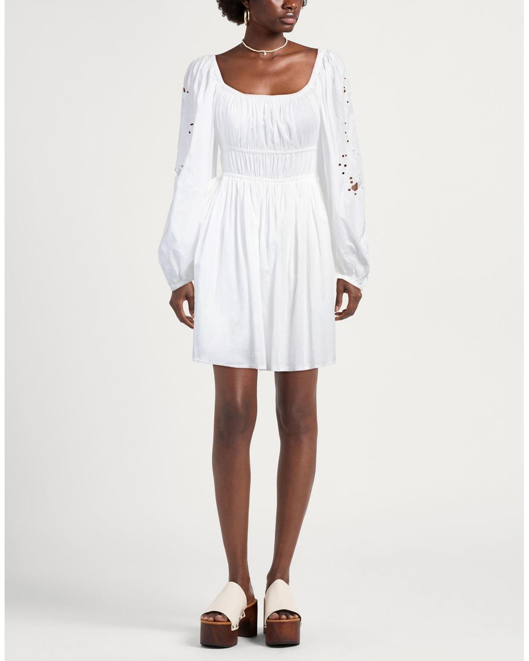 Pinko White Mini Dress
