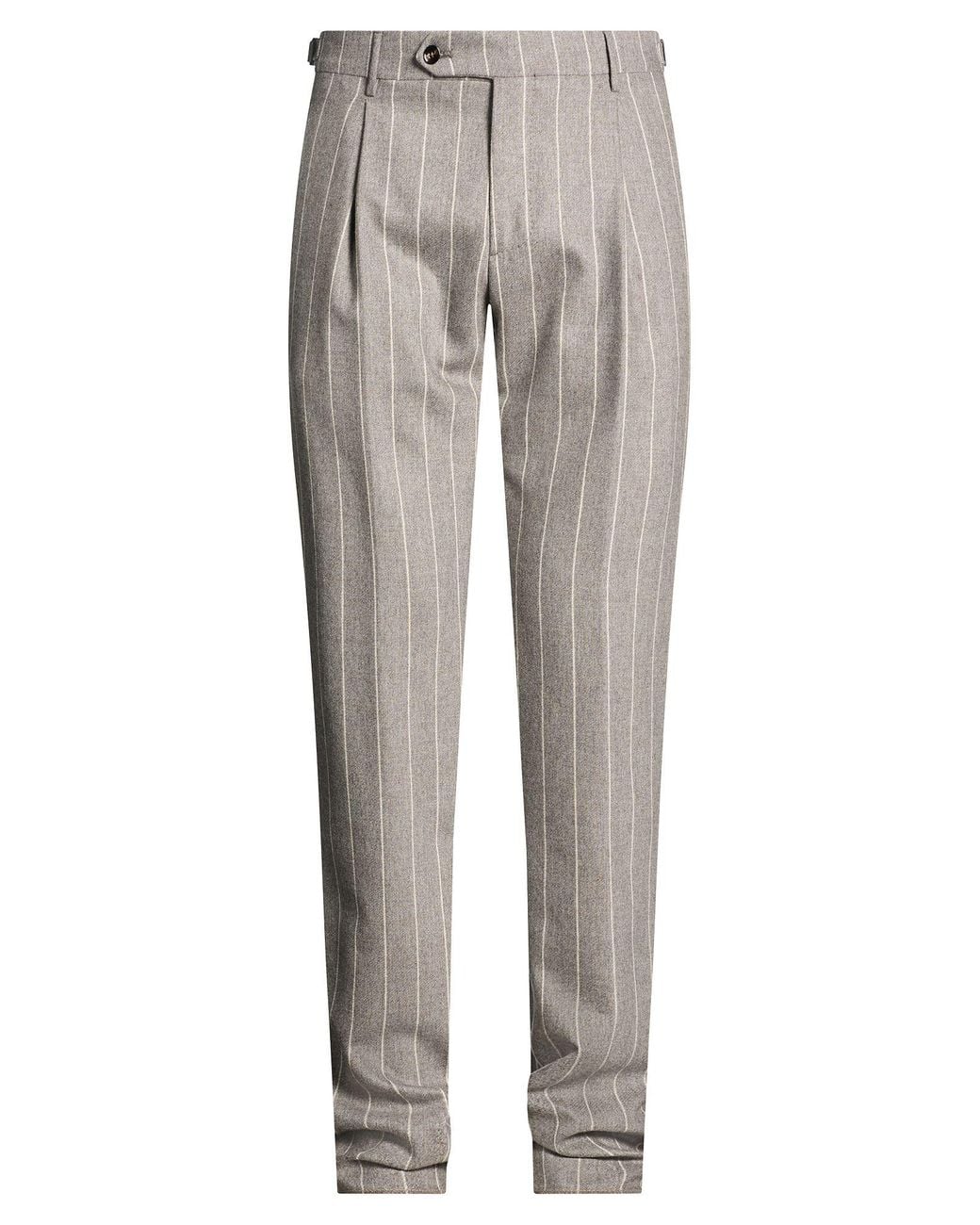 Berwich Gray Pants Virgin Wool, Cashmere for men