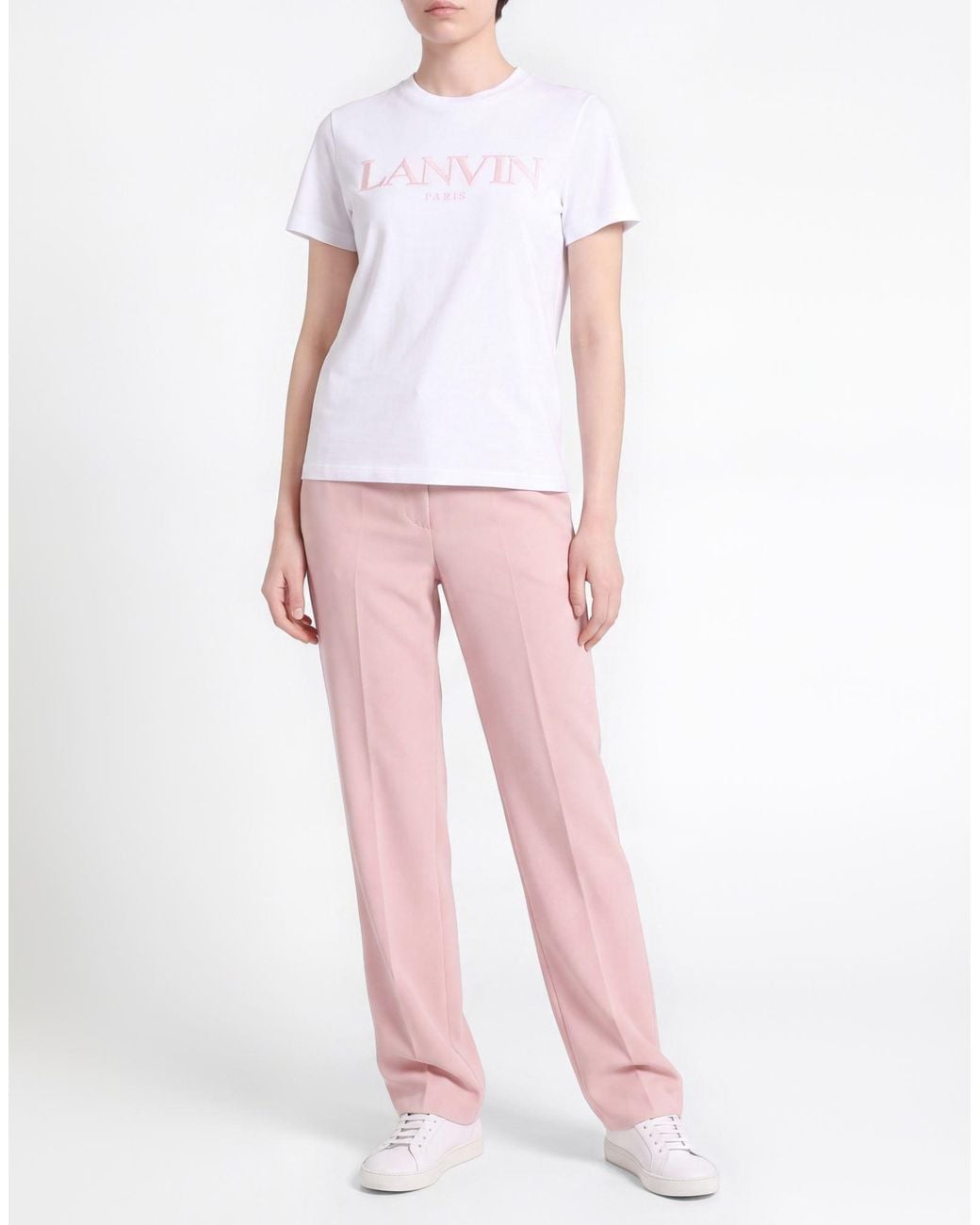 Lanvin White T-Shirt Cotton, Recycled Polyester
