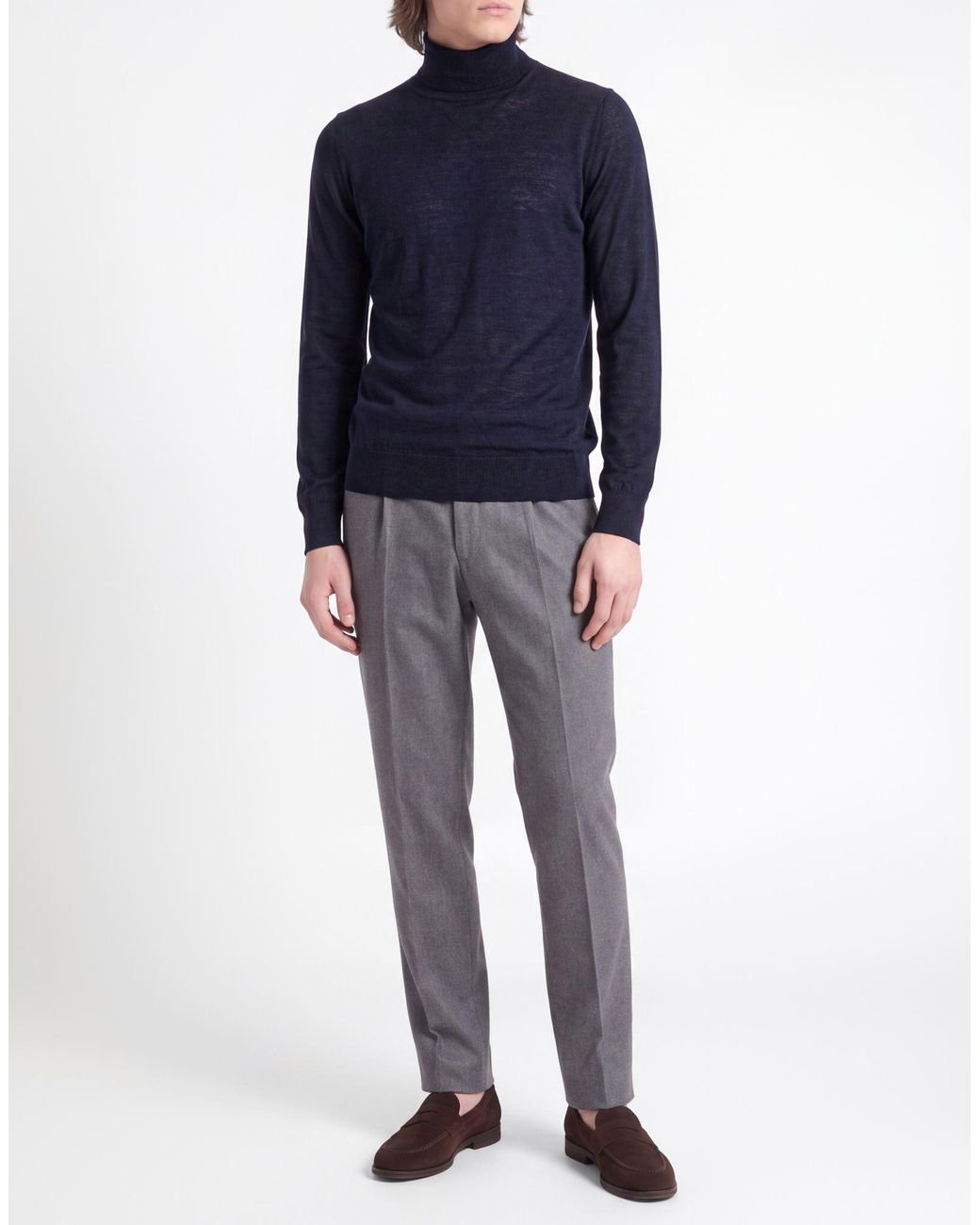 Fay Blue Turtleneck for men