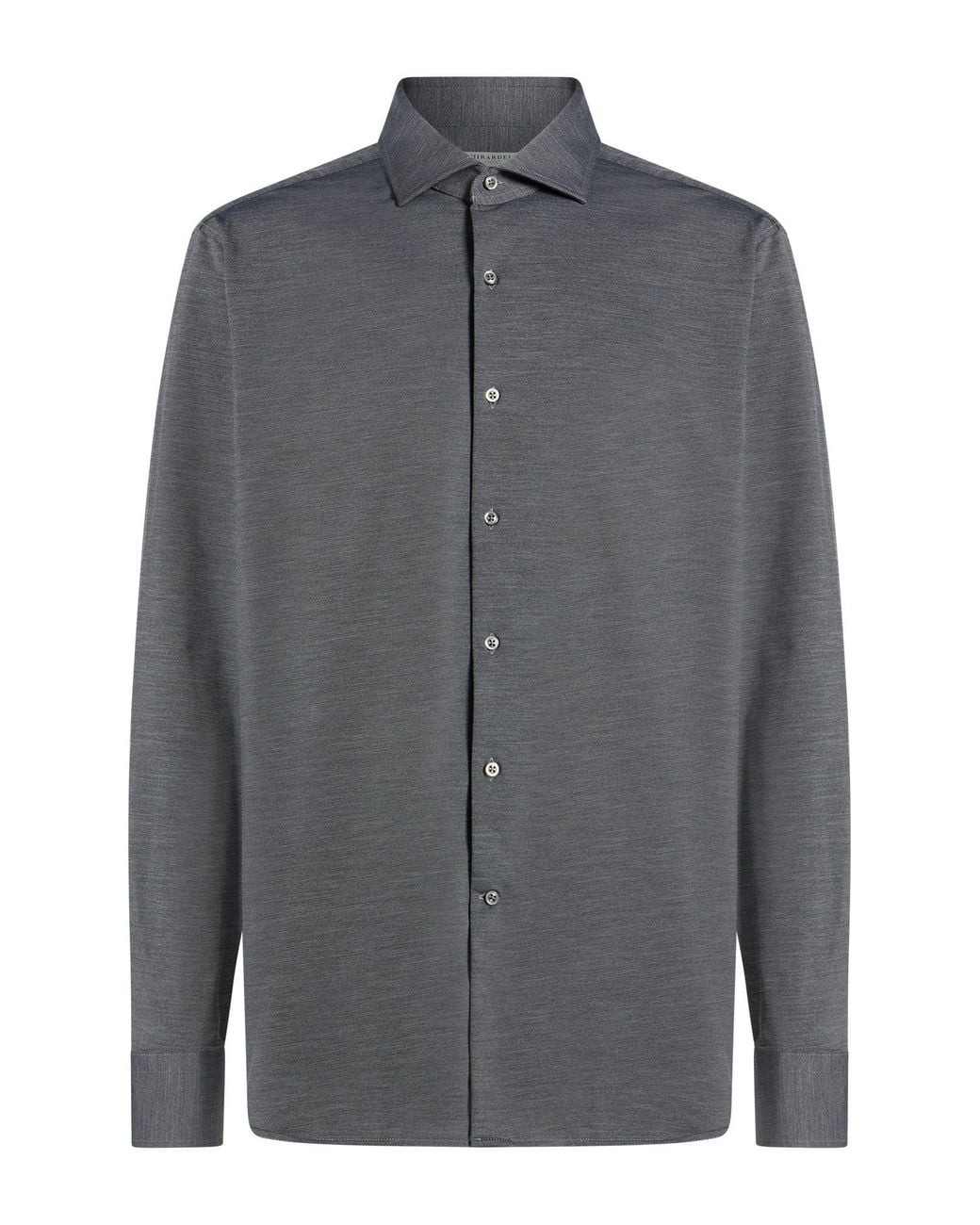 Ghirardelli Gray Shirt Nylon, Elastane for men