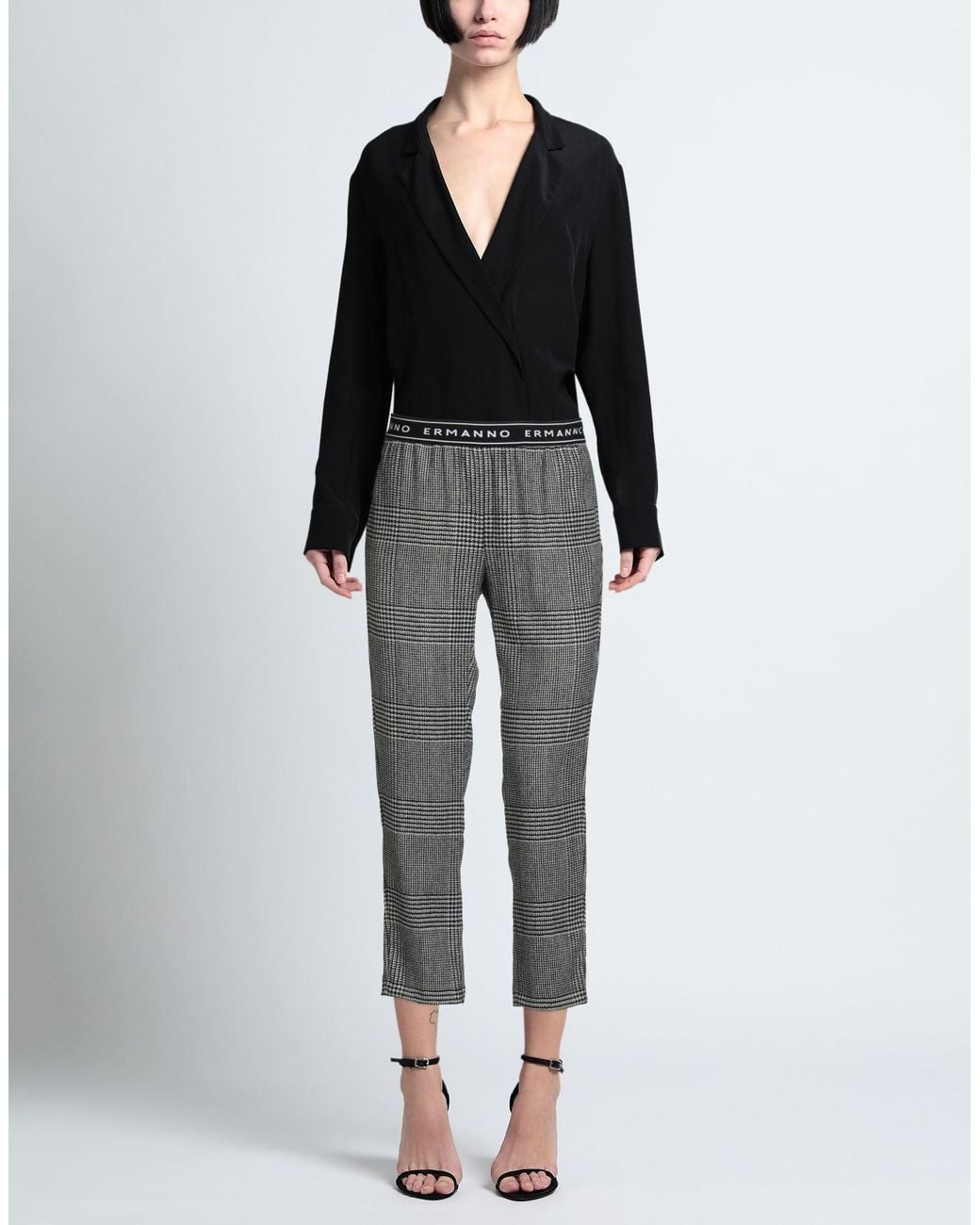 ERMANNO FIRENZE Gray Pants