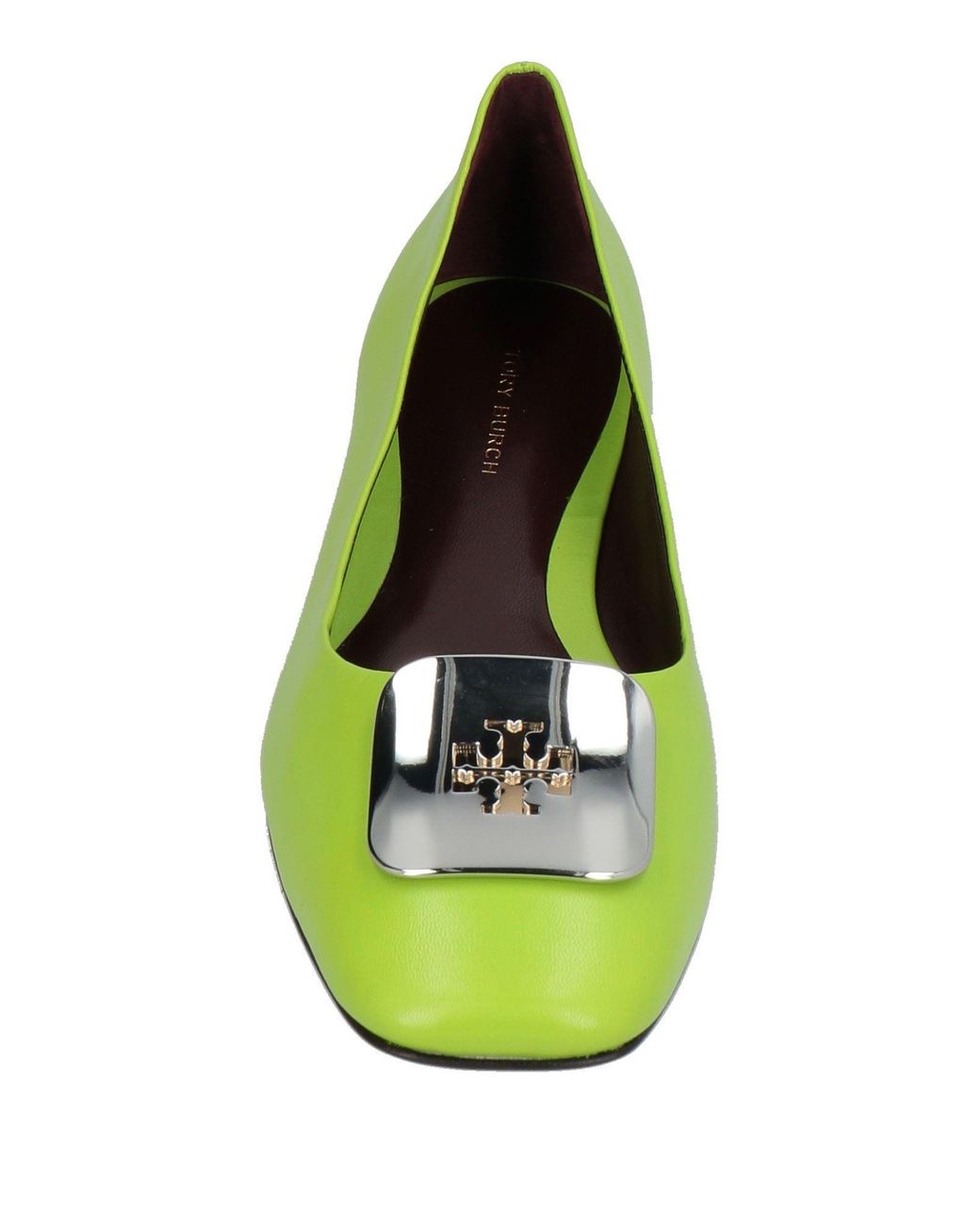 Tory Burch Green Ballet Flats