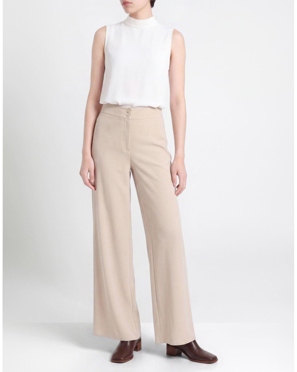 Armani Collezioni White Trouser
