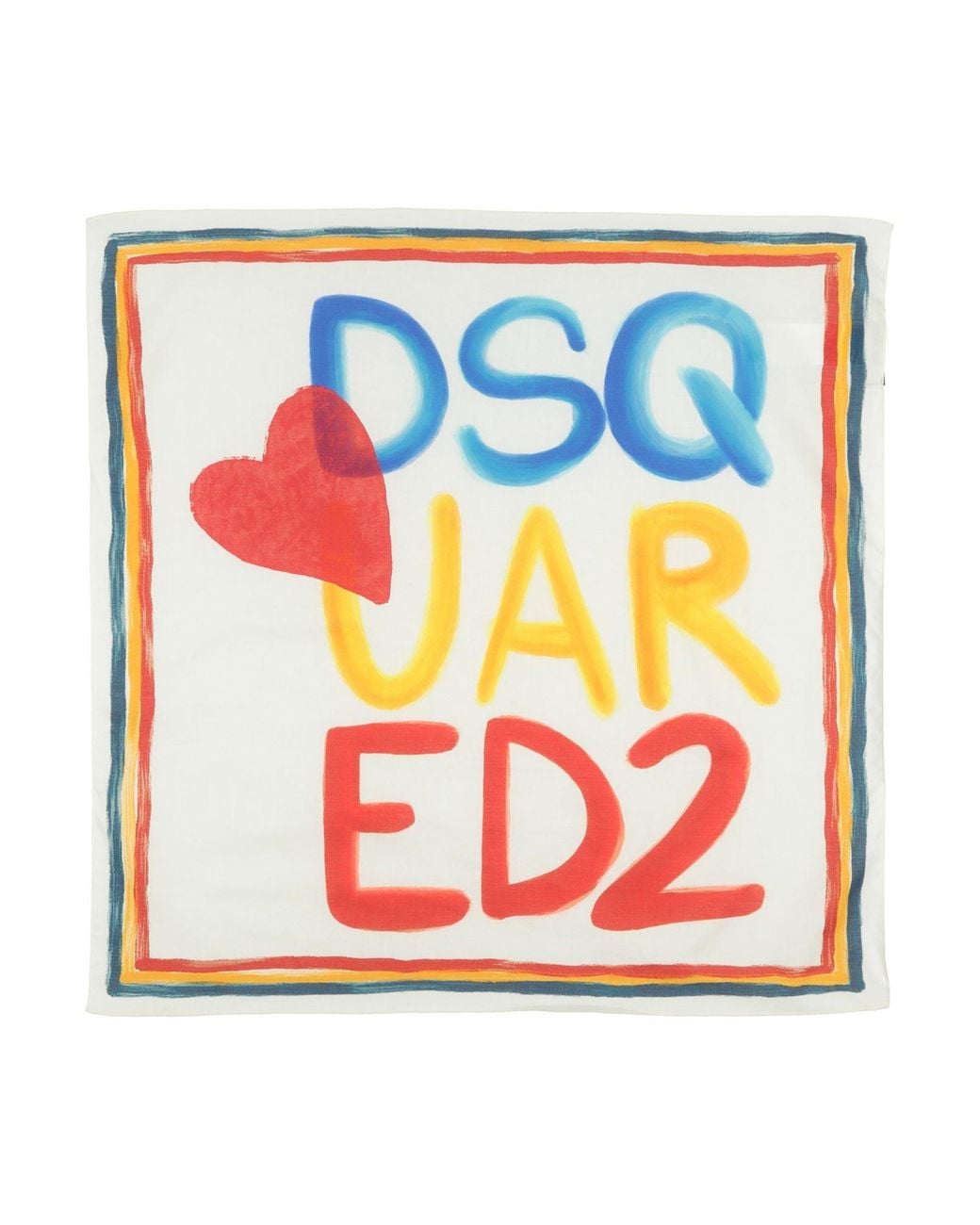 DSquared² Blue Scarf Cotton for men