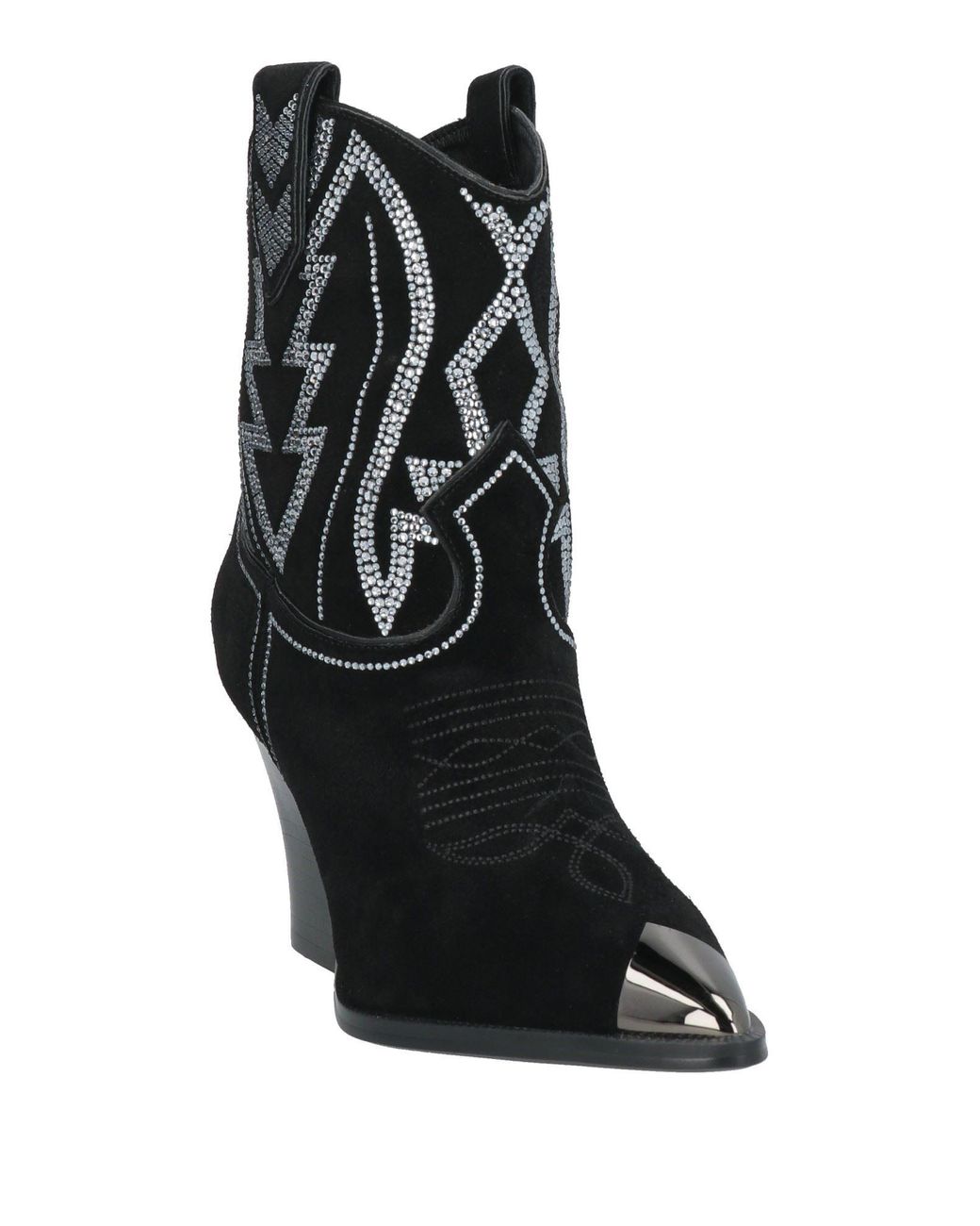 Lola Cruz Black Ankle Boots