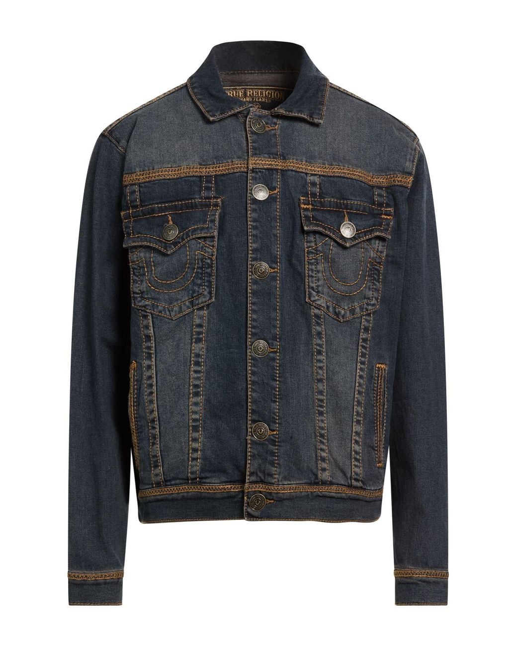 True Religion Black Denim Outerwear for men