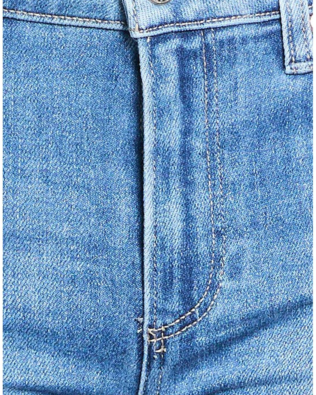 PAIGE Blue Jeans Cotton, Polyester, Elastane