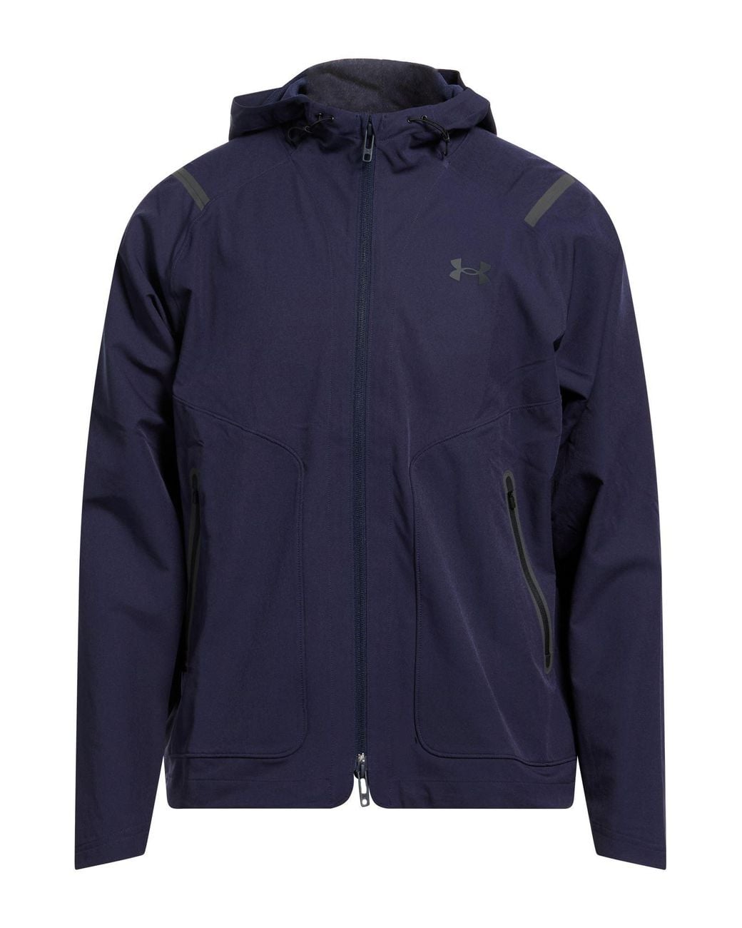 Under Armour Blue Jacket Polyester, Elastane for men