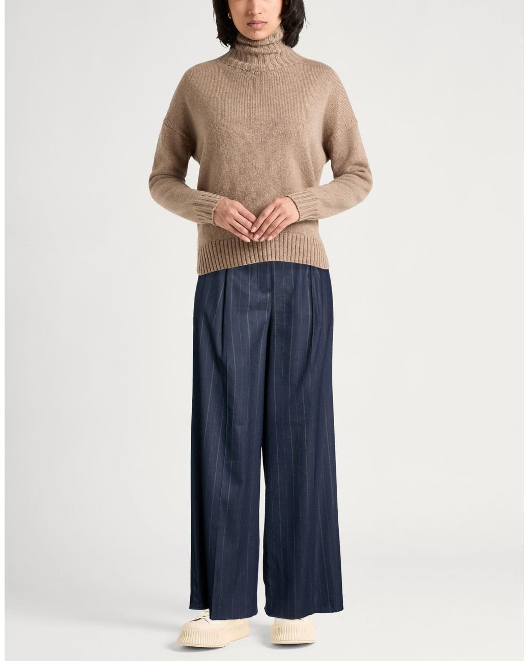 Dorothee Schumacher Blue Midnight Pants Linen, Viscose, Elastane, Polyester
