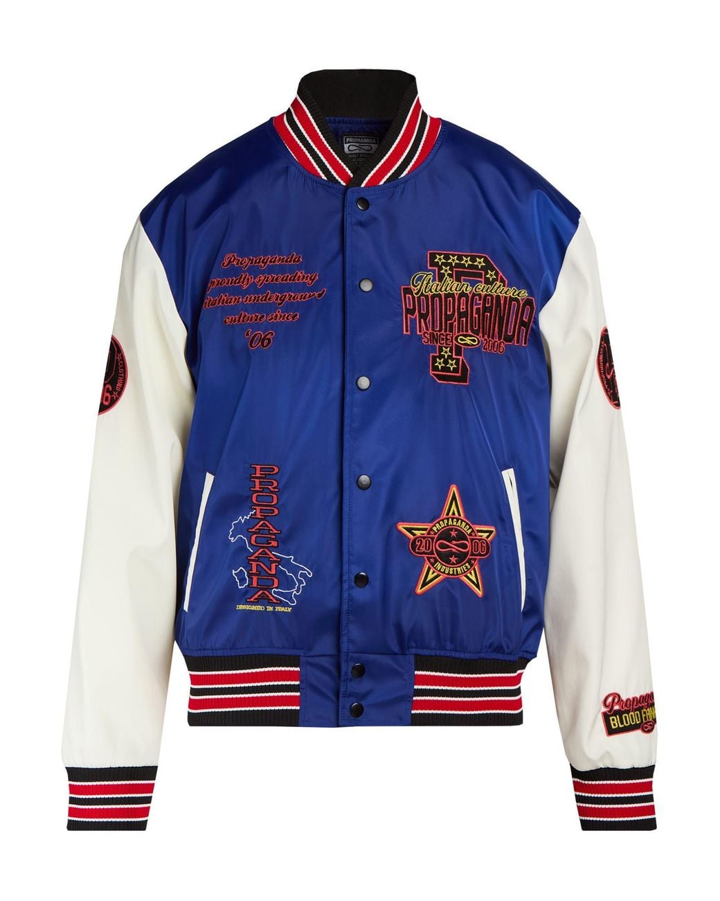 Propaganda Blue Jacket Polyester for men