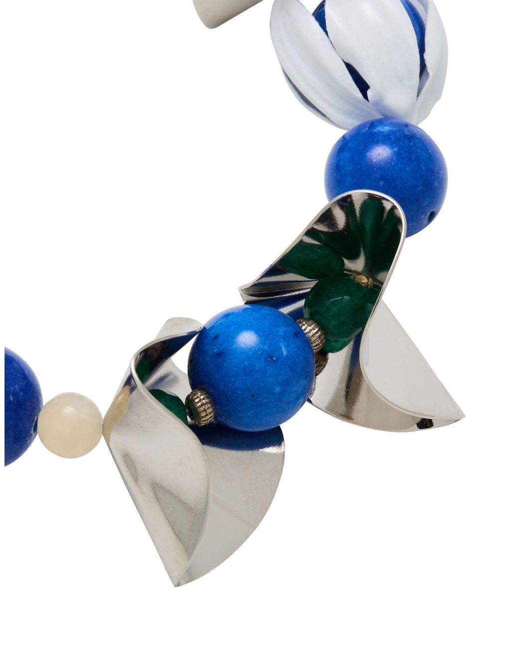 Isabel Marant Blue Bracelet Brass, Resin