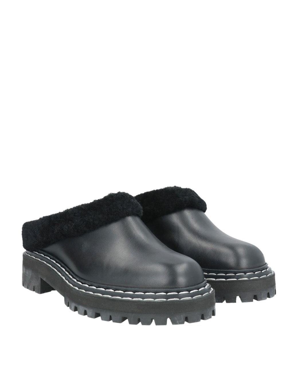 Proenza Schouler Black Mules & Clogs