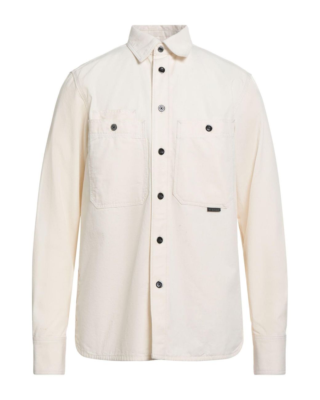 G-Star White Shirt Cotton for men