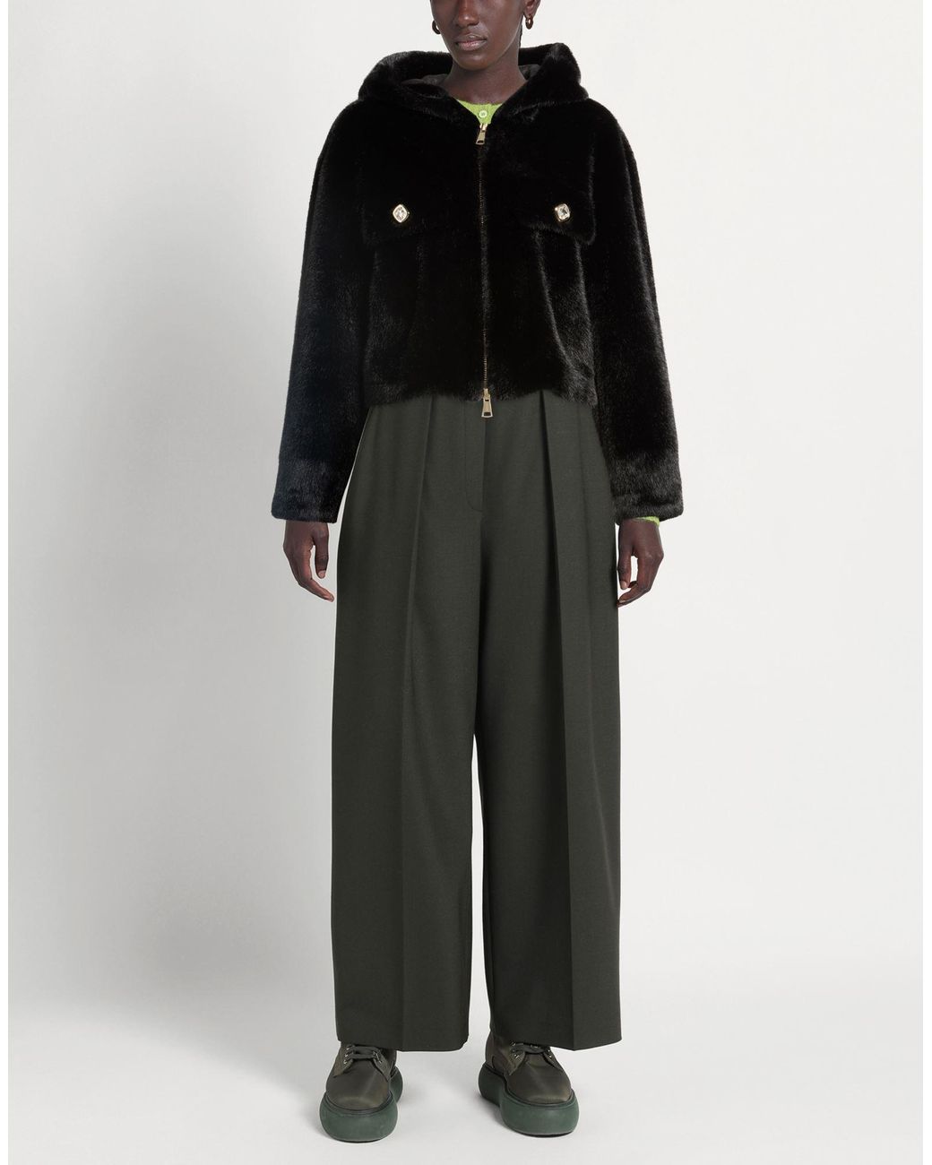 No Secrets Black Shearling & Teddy