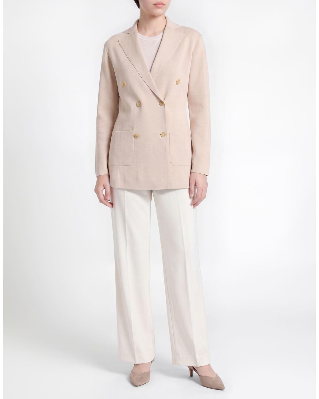 FILIPPO DE LAURENTIIS Natural Blazer Cotton